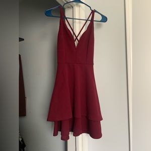 Rue 21 Maroon dress